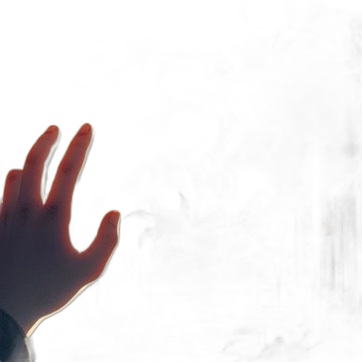 staff, weapon, 3d render, concept art, photorealistic, human, hand, reaches transparent PNG cut-out