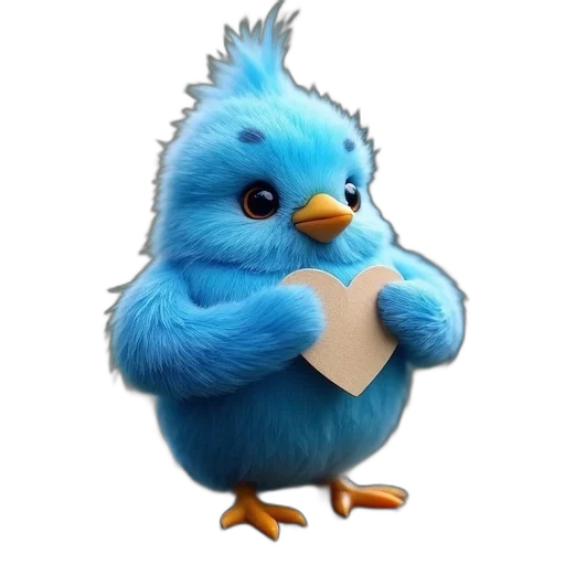 animal, weapon, 3d render, blue transparent PNG cut-out