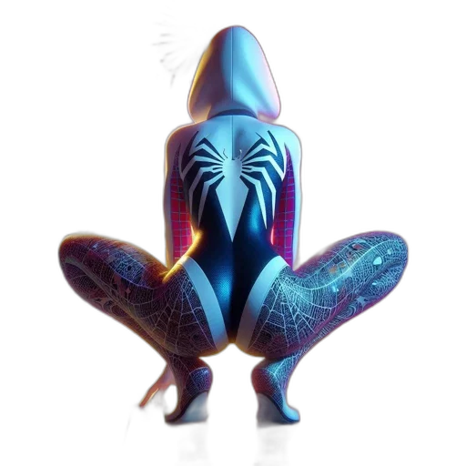 creature, robot, shoes, mask, 3d render, concept art, vaporwave, fantasy art transparent PNG cut-out