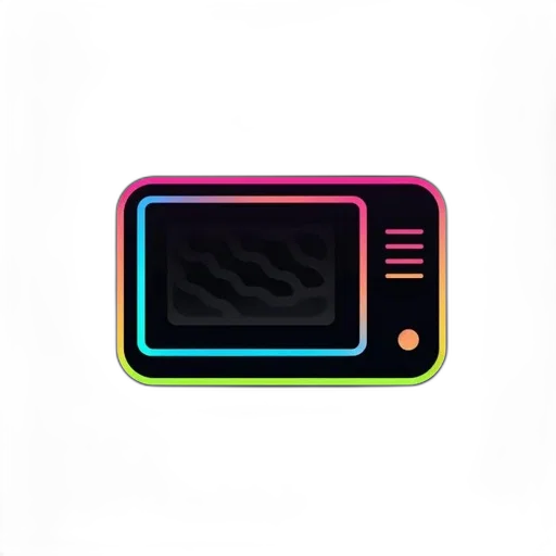 robot, car, food, vaporwave, 3d render, concept art, pixel art, neon lights transparent PNG cut-out