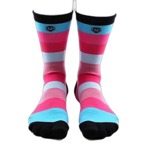 neon, pastel, colorful, monochrome, pair, patterned, socks, black transparent PNG cut-out