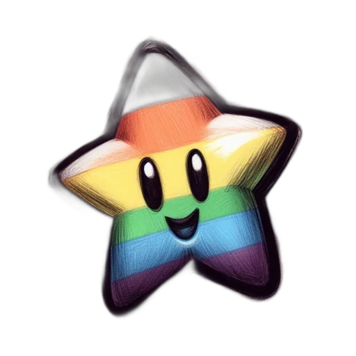 hat, staff, animal, creature, pixel art, watercolor, vaporwave, concept art transparent PNG cut-out