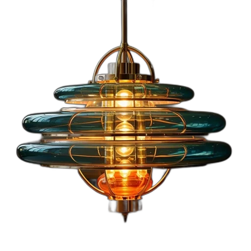 jewelry, 3d render, photorealistic, modern, pendant, light, fixture, multiple transparent PNG cut-out