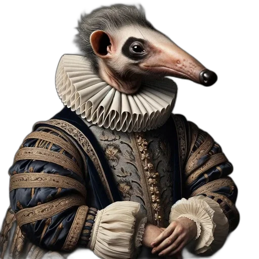 animal, mask, face, creature, fantasy art, concept art, photorealistic, 3d render transparent PNG cut-out