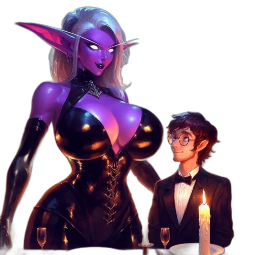 concept art, fantasy art, pixel art, comic book art, fire, neon lights, night, dark transparent PNG cut-out