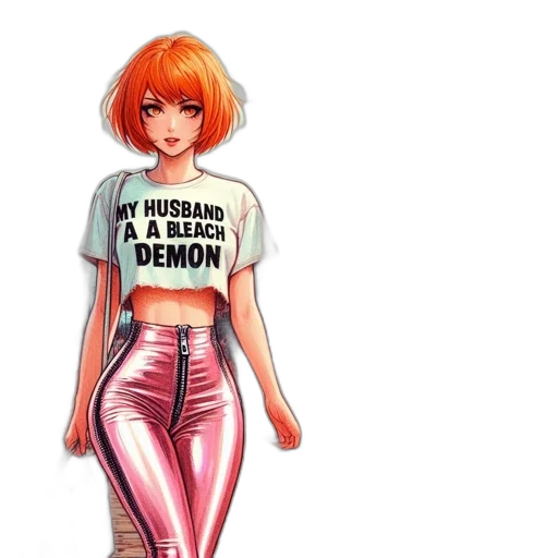 dress, comic book art, concept art, 3d render, cartoon, neon, young, woman transparent PNG cut-out