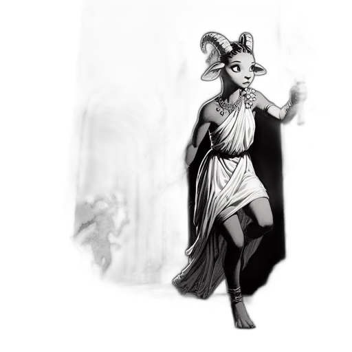 dress, staff, sword, weapon, concept art, fantasy art, comic book art, pencil sketch transparent PNG cut-out