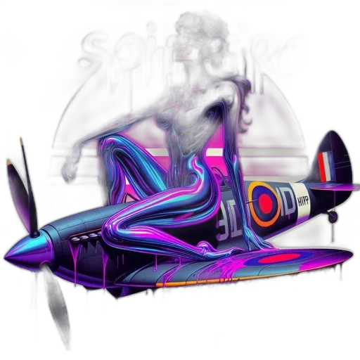 car, concept art, fantasy art, 3d render, comic book art, outer space, neon, skeletal transparent PNG cut-out