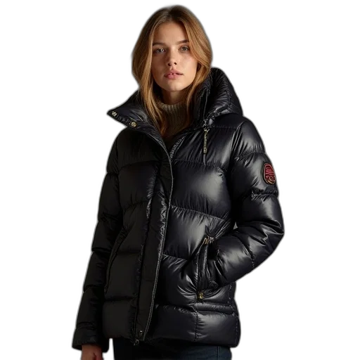 jacket, women, barbour, quilted transparent PNG cut-out