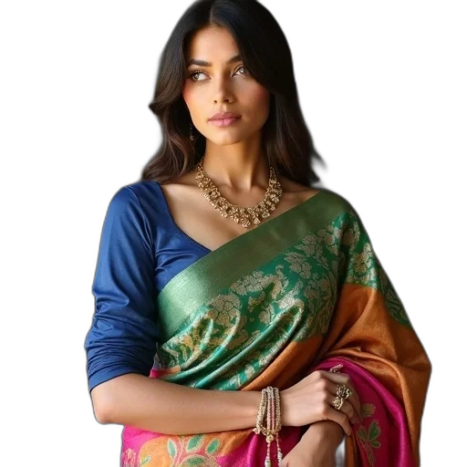 jewelry, dress, oil painting, photorealistic, pencil sketch, colorful, woman, wearing transparent PNG cut-out