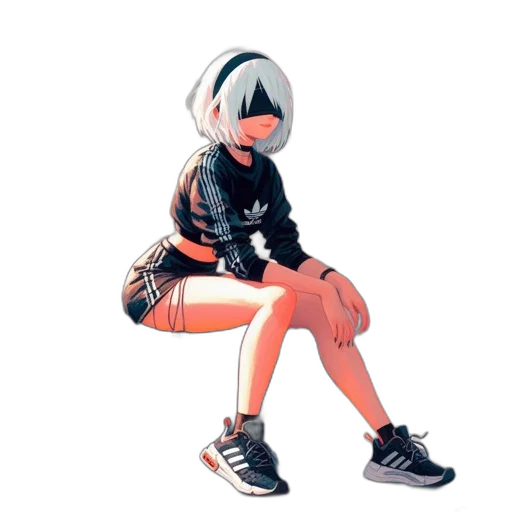 jacket, robot, shoes, dress, concept art, pixel art, anime, 3d render transparent PNG cut-out