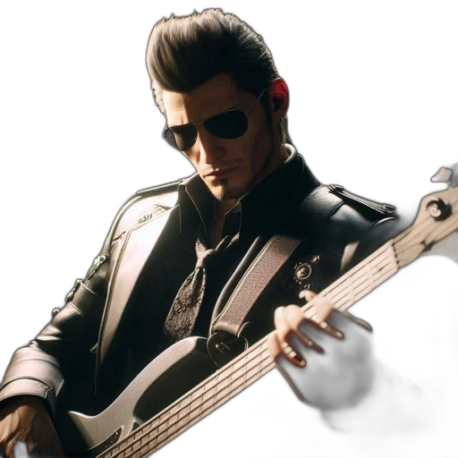 jacket, weapon, 3d render, concept art, photorealistic, cartoon, man, unique transparent PNG cut-out