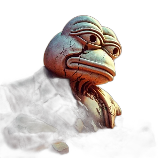 mask, face, creature, staff, concept art, 3d render, fantasy art, photorealistic transparent PNG cut-out
