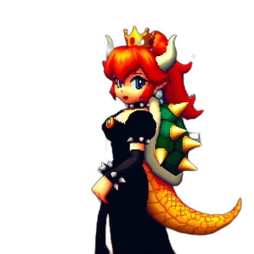 crown, staff, dragon, dress transparent PNG cut-out
