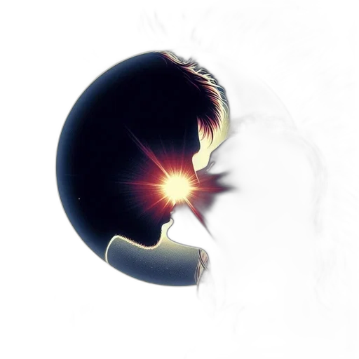 face, mask, staff, hair, 3d render, concept art, photorealistic, anime transparent PNG cut-out