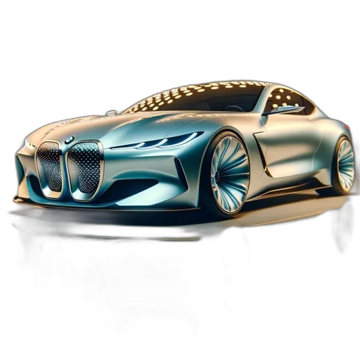 car, jewelry, 3d render, concept art, photorealistic, futuristic, bmw, concept transparent PNG cut-out