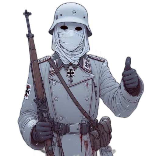 weapon, mask, staff, hat, concept art, comic book art, pixel art, anime transparent PNG cut-out