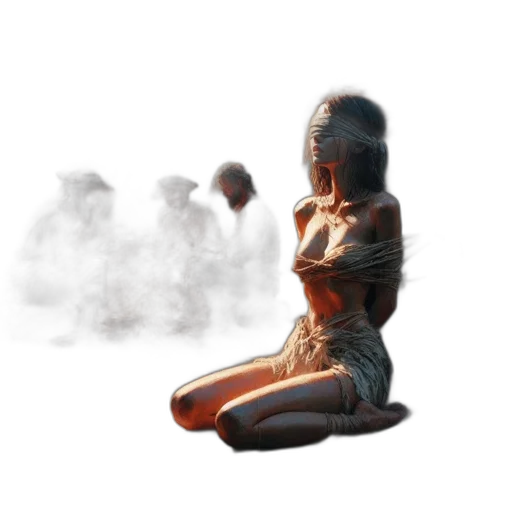 robot, mask, creature, concept art, 3d render, pixel art, fantasy art, fog transparent PNG cut-out