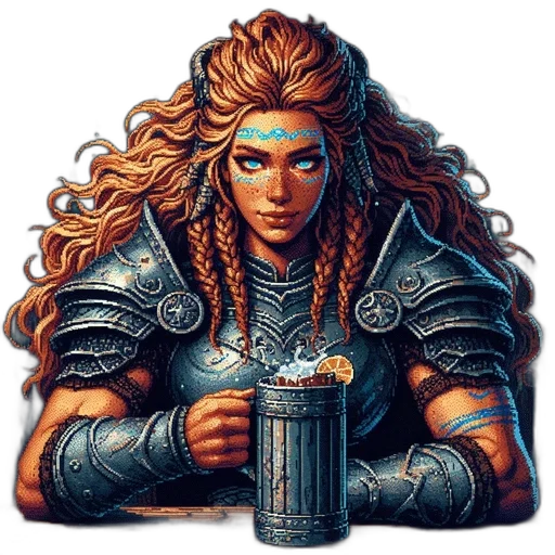 dragon, jewelry, fantasy art, pixel art, comic book art, concept art, blue, woman transparent PNG cut-out