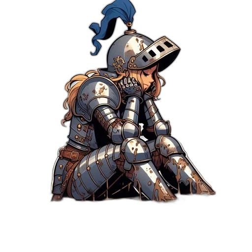weapon, robot, sword, staff, pixel art, concept art, fantasy art, watercolor transparent PNG cut-out
