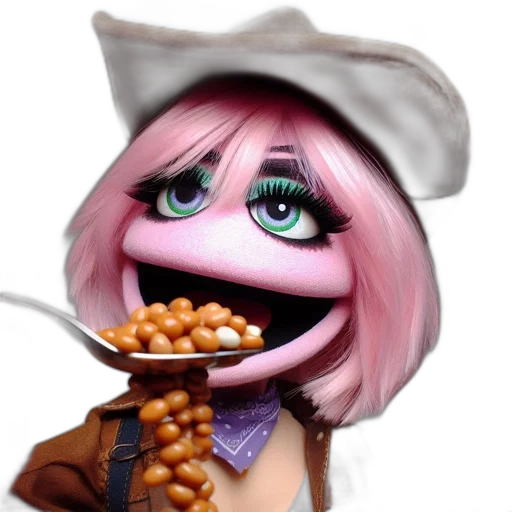 food, staff, face, hat, 3d render, concept art, photorealistic, cartoon transparent PNG cut-out