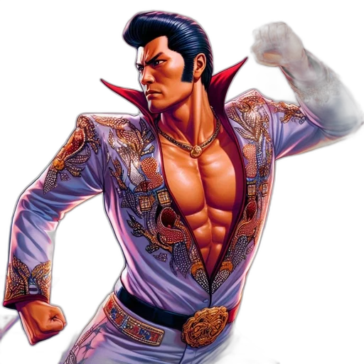 jacket, concept art, comic book art, fantasy art, photorealistic, muscular, man, 1950s transparent PNG cut-out
