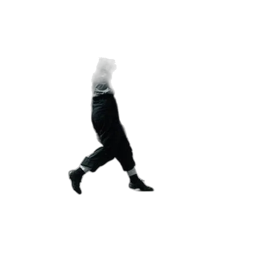 shoes, mask, jacket, robot, 3d render, concept art, black, white transparent PNG cut-out