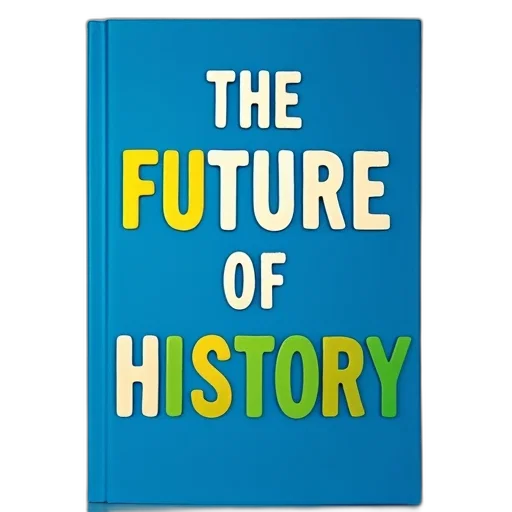 jacket, furniture, cover, book, titled, future, history, blue transparent PNG cut-out