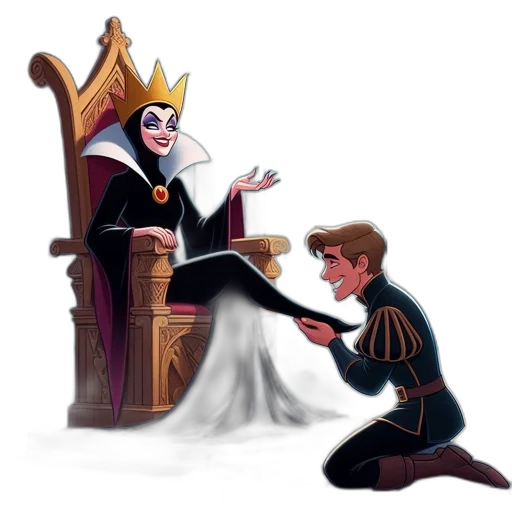 crown, concept art, fantasy art, comic book art, cartoon, fire, grand, gothic transparent PNG cut-out