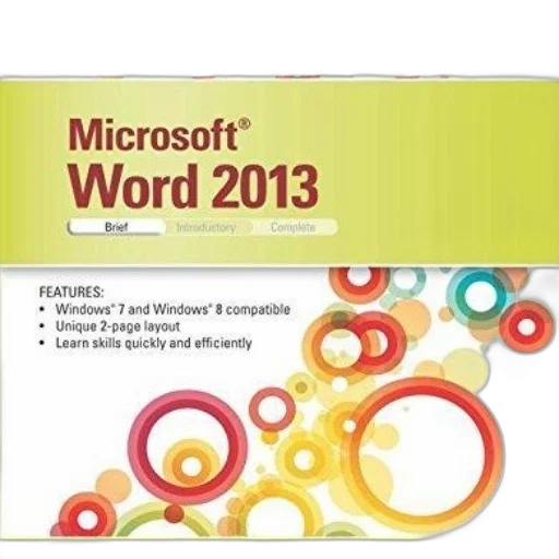 microsoft, word, 2013, brief, introductory, complete, book, cover transparent PNG cut-out