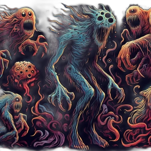 creature, animal, hair, concept art, fantasy art, comic book art, pixel art, fire transparent PNG cut-out