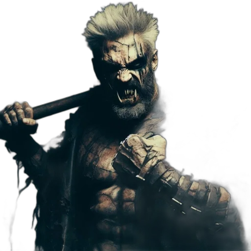 face, staff, concept art, fantasy art, comic book art, pixel art, imposing, figure transparent PNG cut-out
