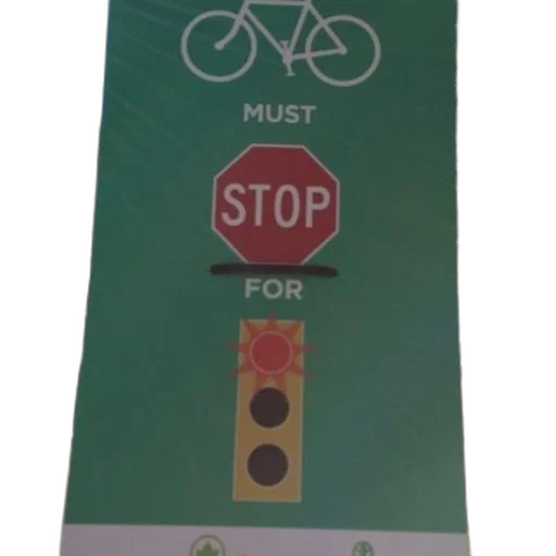 green, sign, bicycle, stop transparent PNG cut-out