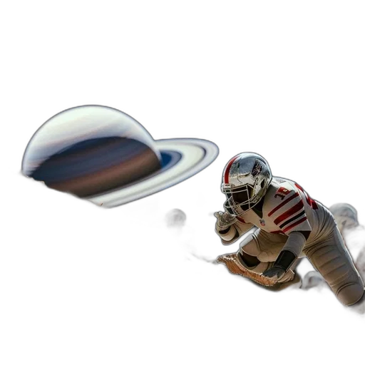 robot, weapon, concept art, outer space, space, astronauts, football, uniforms transparent PNG cut-out