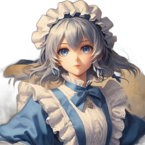 face, crown, dragon, staff, anime, fantasy art, photorealistic, oil painting transparent PNG cut-out