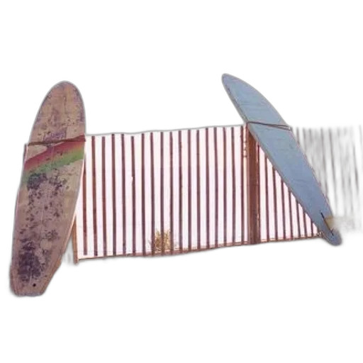 weapon, sword, staff, hair, 3d render, photorealistic, two, surfboards transparent PNG cut-out