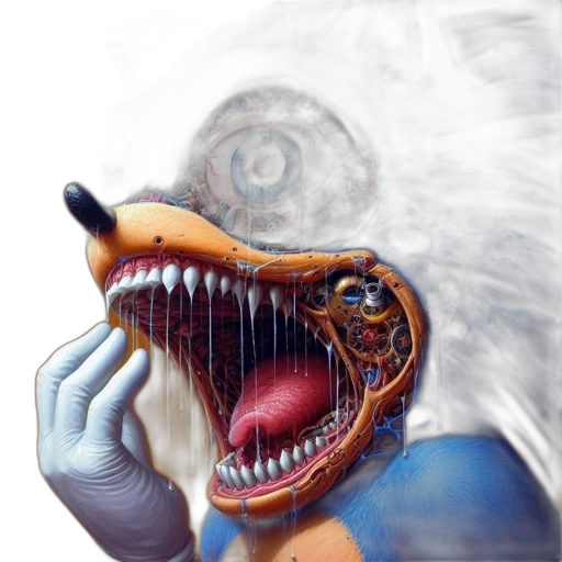 creature, mask, face, animal, concept art, photorealistic, fantasy art, 3d render transparent PNG cut-out