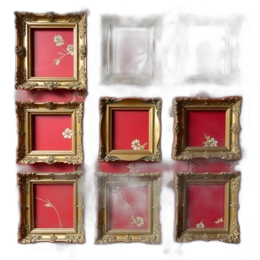 furniture, jewelry, flower, crown, 3d render, concept art, photorealistic, oil painting transparent PNG cut-out
