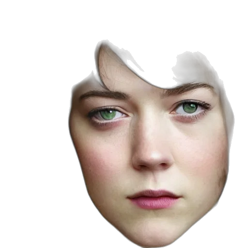 face, mask, crown, hair transparent PNG cut-out