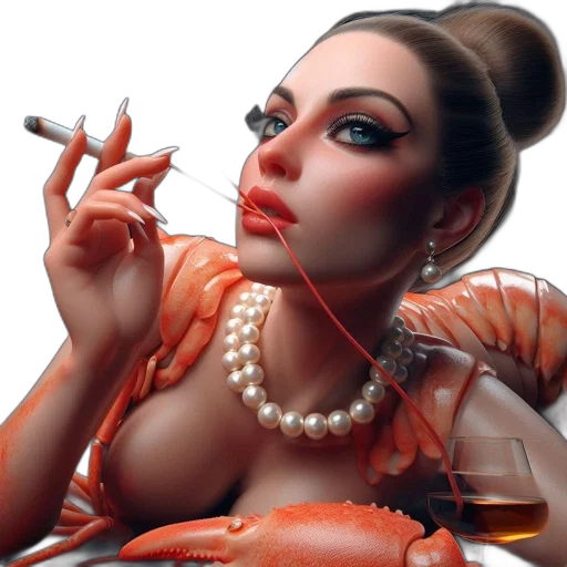 jewelry, dress, photorealistic, fantasy art, concept art, oil painting, underwater, fire transparent PNG cut-out