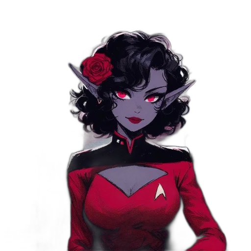 mask, dress, crown, flower, concept art, comic book art, fantasy art, pixel art transparent PNG cut-out