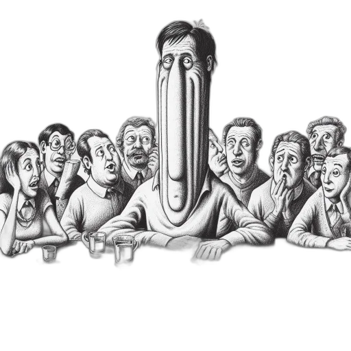 face, staff, mask, creature, cartoon, concept art, pencil sketch, photorealistic transparent PNG cut-out