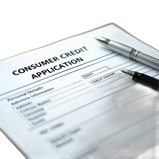 document, form, titled, consumer, credit, application, wooden, surface transparent PNG cut-out