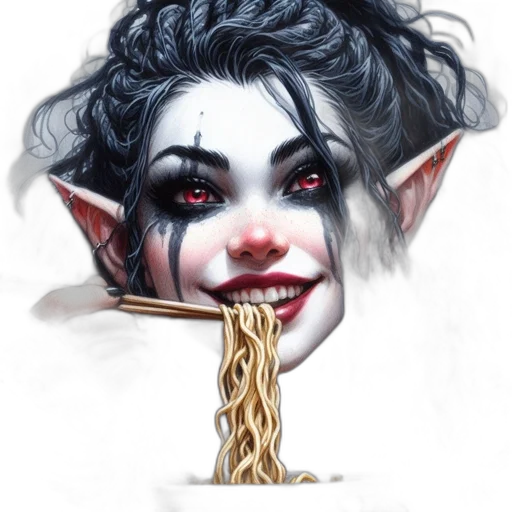 face, mask, food, creature, fantasy art, concept art, comic book art, photorealistic transparent PNG cut-out