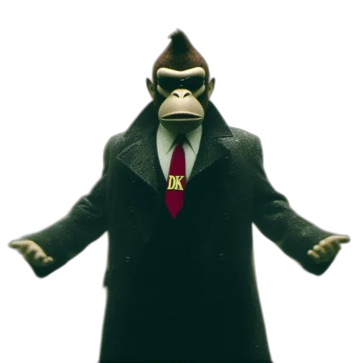 jacket, animal, creature, staff, concept art, 3d render, unusual, figure transparent PNG cut-out