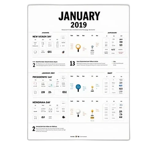 monochrome, calendar, page, january, march, 2019, first, day transparent PNG cut-out