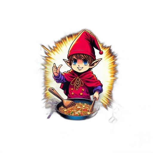 food, staff, weapon, pixel art, fantasy art, concept art, anime, enchanting transparent PNG cut-out