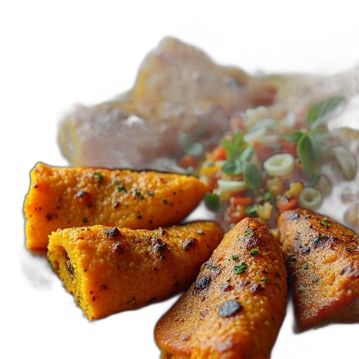 food, 3d render, photorealistic, thak transparent PNG cut-out