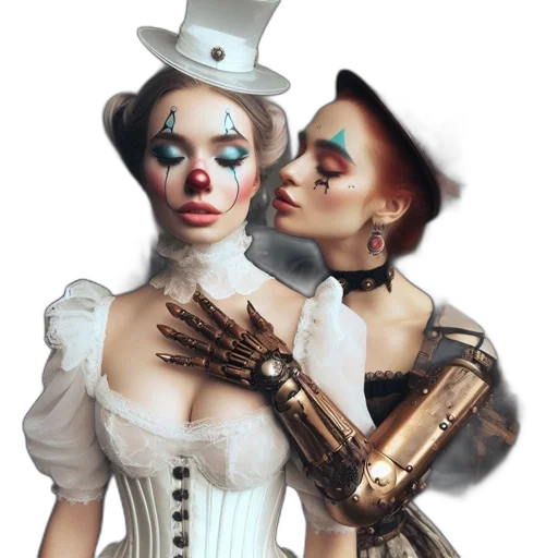 mask, face, hat, concept art, 3d render, photorealistic, fantasy art, two transparent PNG cut-out