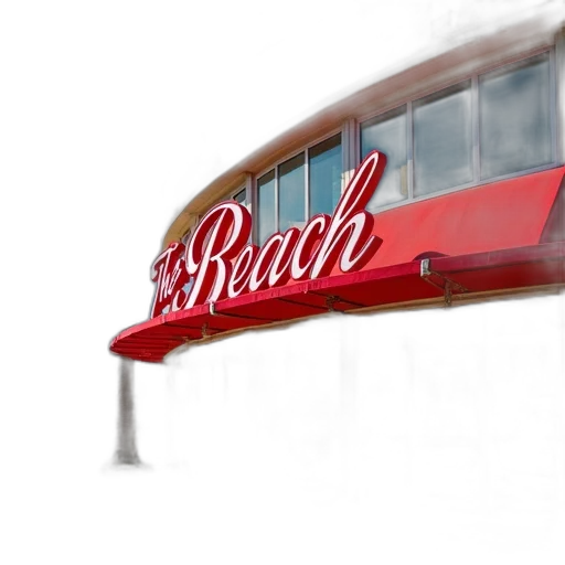 building, car, staff, 3d render, photorealistic, concept art, beach, red transparent PNG cut-out